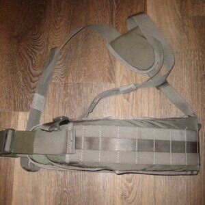 TMC Molle MLCS Gen 2 Battle Belt w/ Suspenders Foliage